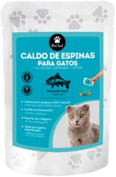 CALDO DE ESPINAS PARA GATOS PESCADO AZUL 100ML
