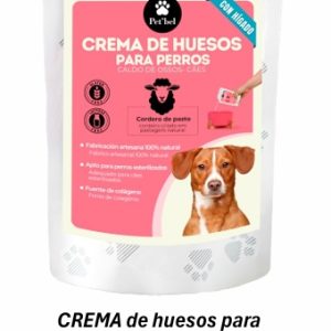 CREMA DE HUESOS PERRO CORDERO DE PASTO  100ML